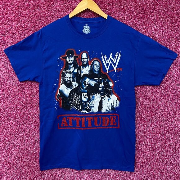 WWE Attitude Era Graphic Design T-shirt Medium - Picture 1 of 4
